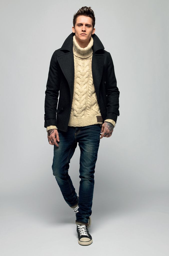 Gentlemen Stylish Looks For Chunky Knit Sweaters Divine Style