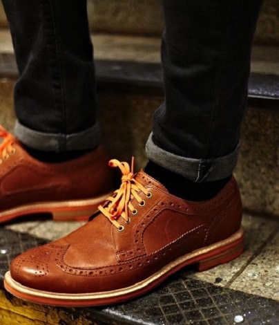 mens shoes with colored soles